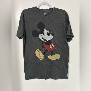 Old Navy Gray Mickey Mouse‎ Long Sleeve Tee